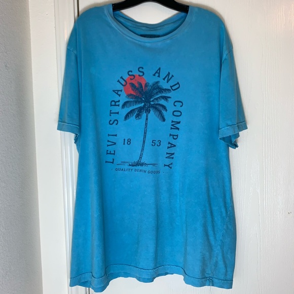 levi's palm tree shirt